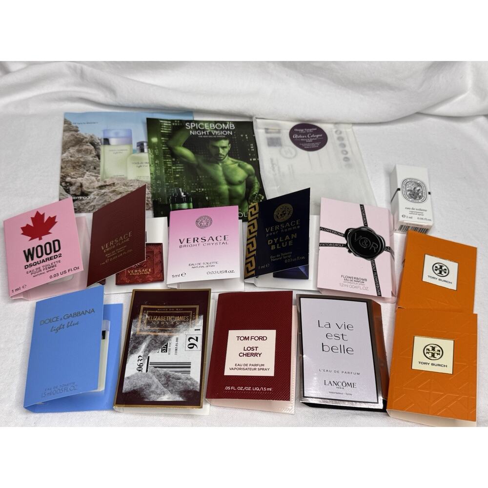 15 Piece Assorted High End Perfume Samples Travel